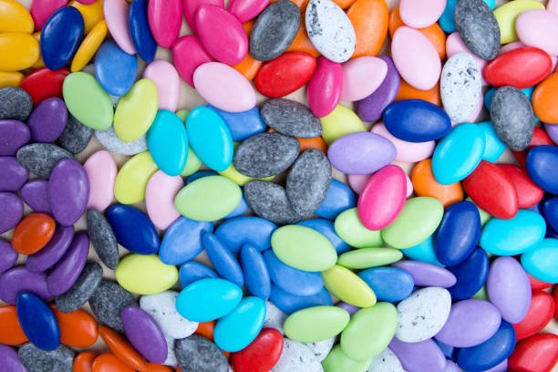 Dragées multicolores chocolat 1 kg