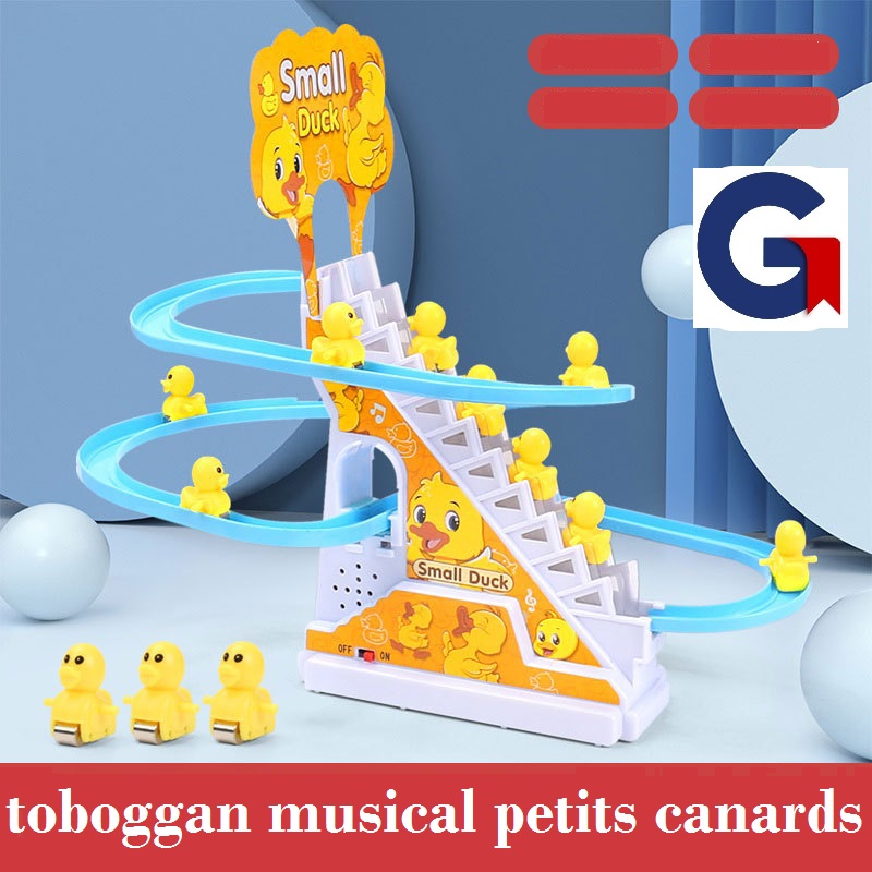 Toboggan musical petits canards