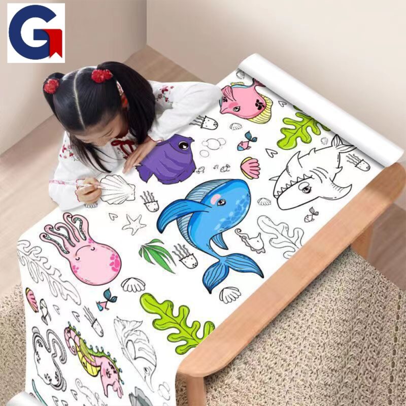 Rouleau de papier à colorier pour enfant 3M