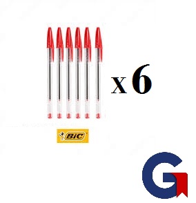 stylo bic rouge