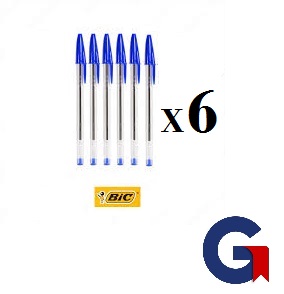 stylo bic bleu