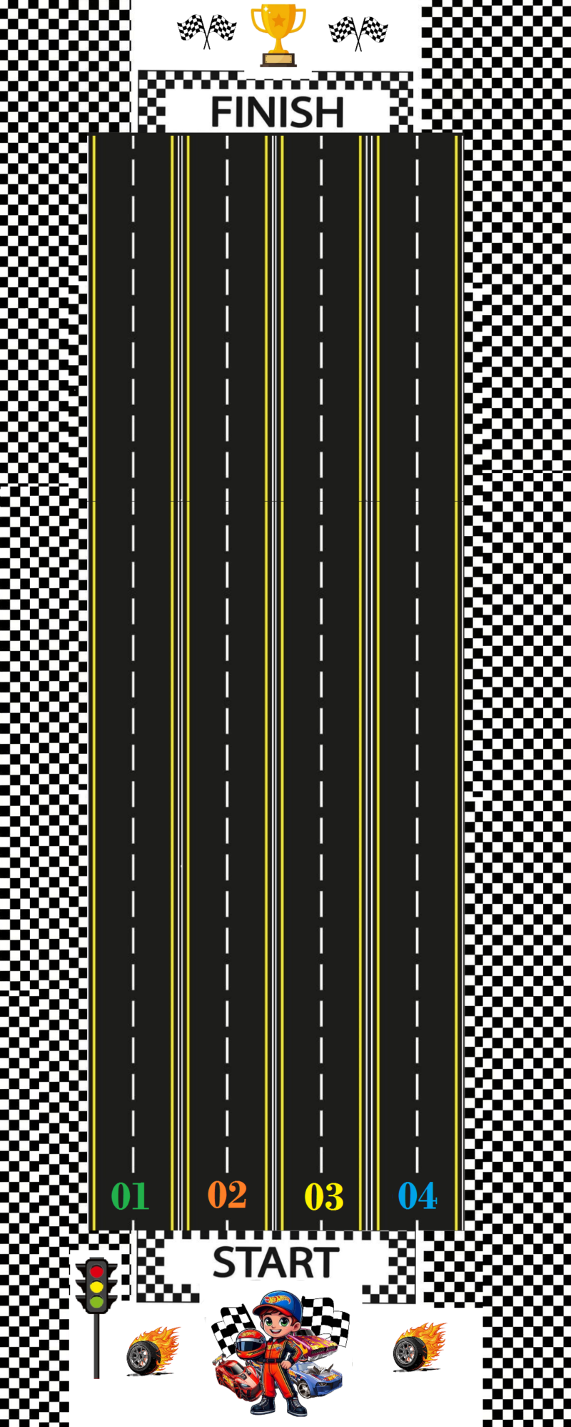 Voitures de course 4 pcs – Image 4